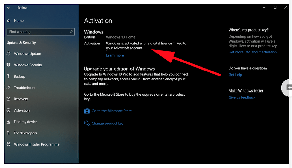 activate windows 10 after hardware change with microsoft account