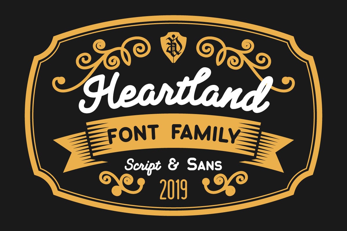 Heartland Font Family