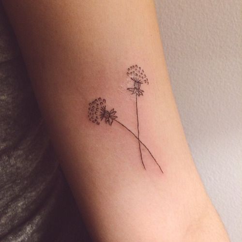 Dandelion-dainty-flower-tattoos