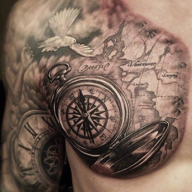 Map tattoo