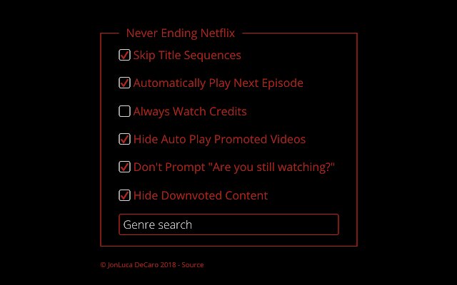 Never Ending Netflix