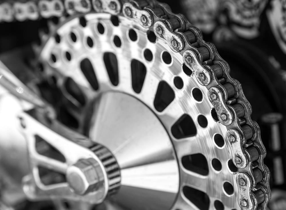Motorcycle rear chain