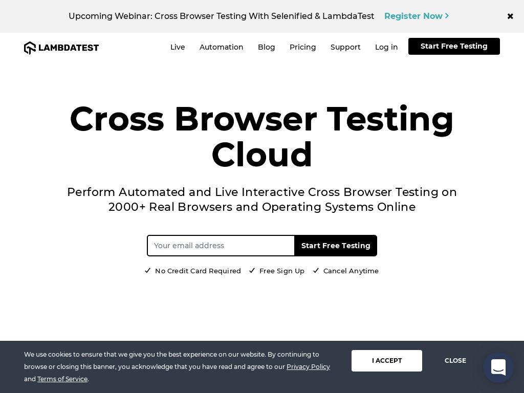 lambdatest - Cross Browser Testing Cloud