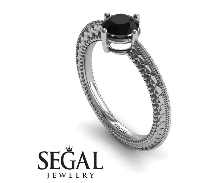 black diamond engagement rings