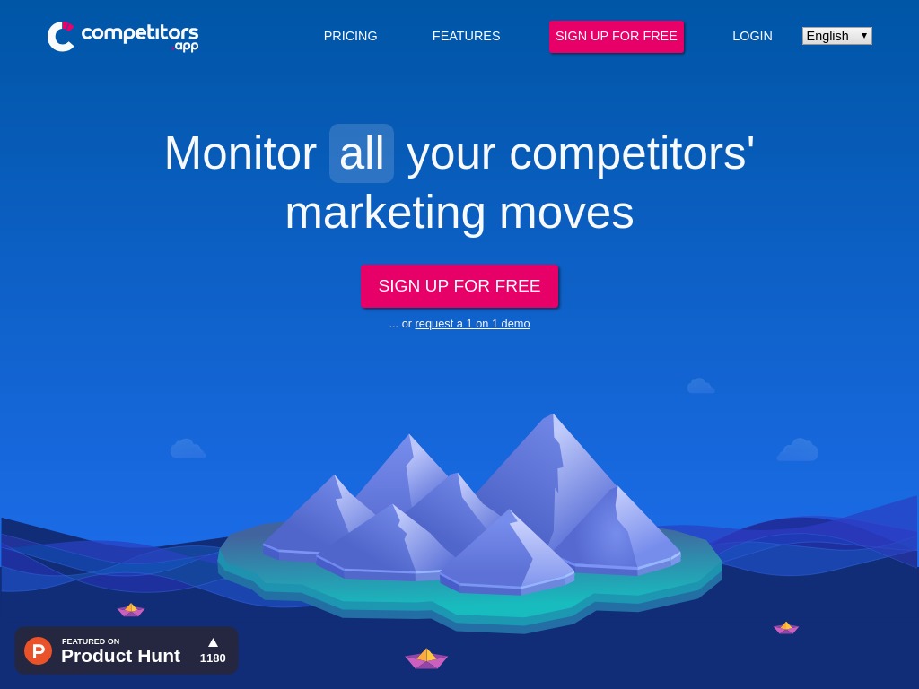 Competitors App Website