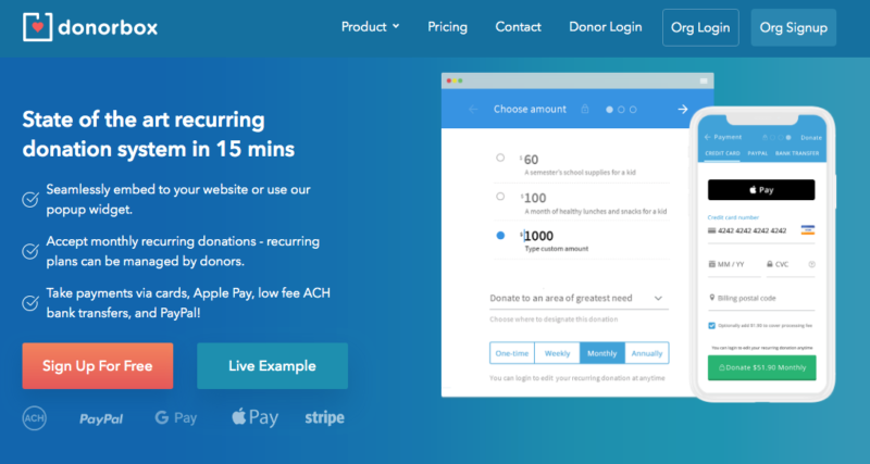 Donorbox - The Best WordPress Donation Plugin for Nonprofits