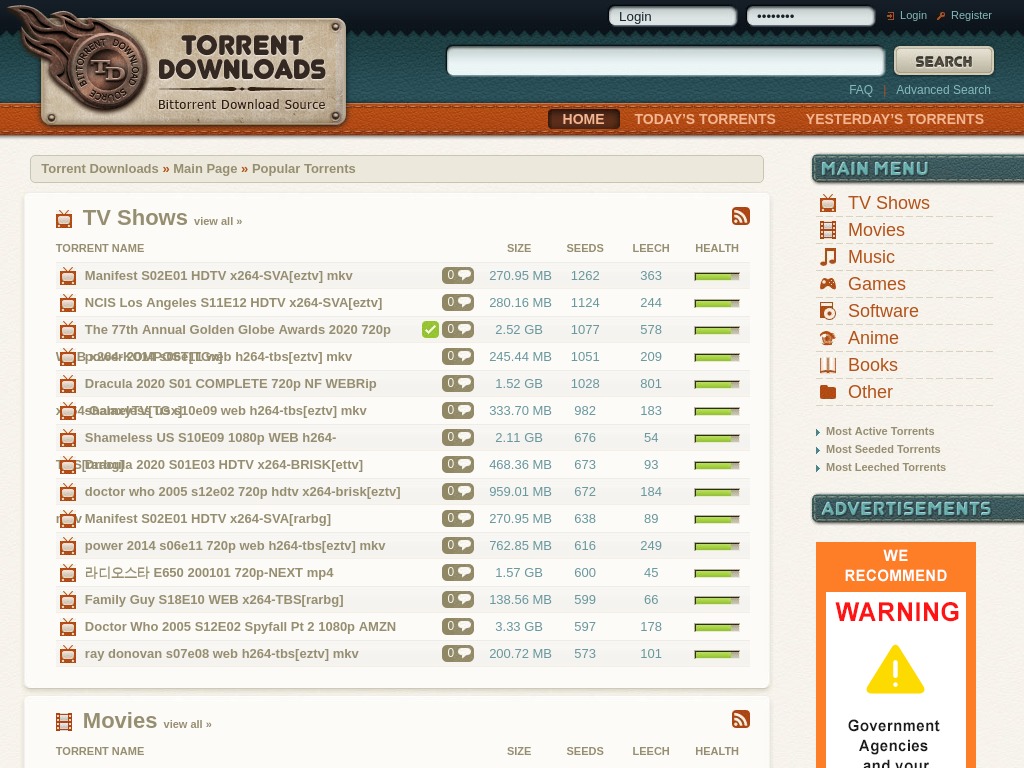 22 Best Torrent Websites on the Inspirationfeed