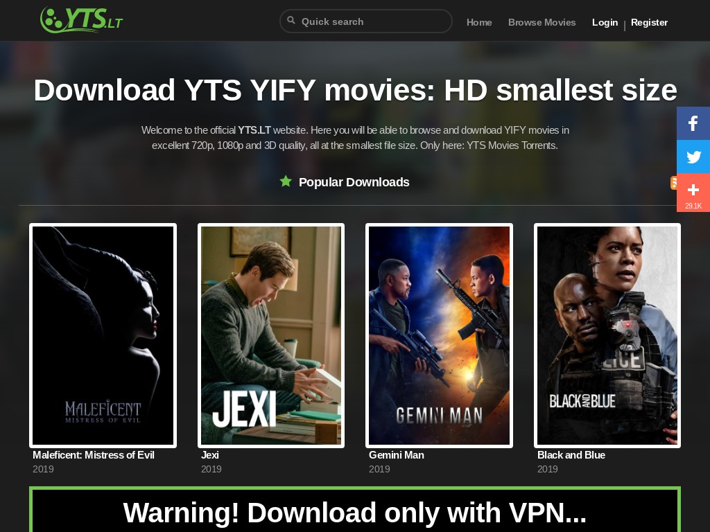 Free movies downloader for pc