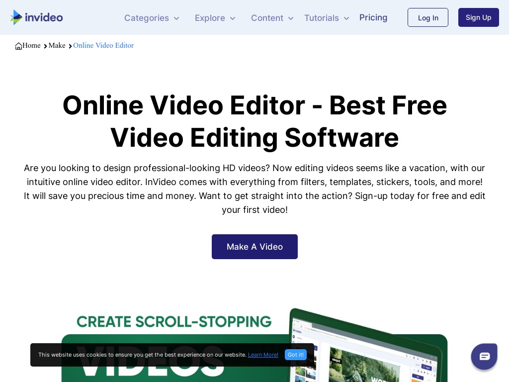 online video editor free no sign up