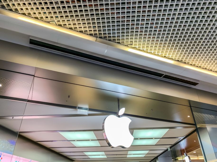 lyon-france-february-27-2019-apple-store-of-american ...