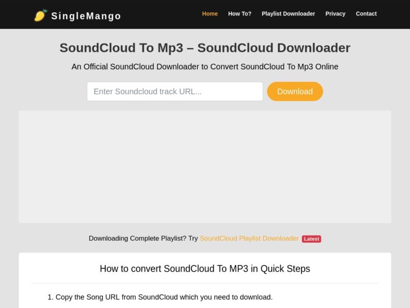 soundcloud playlist to mp3