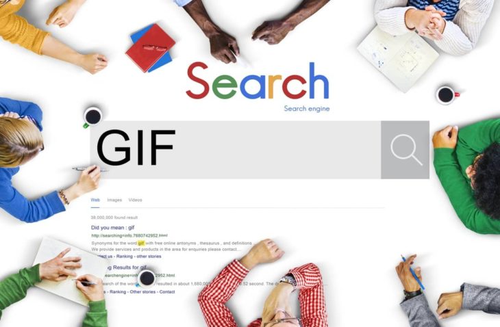 GIF Animated Images Graphics Interchange Format Concept