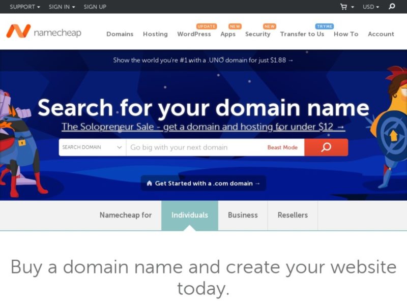 buy website domain