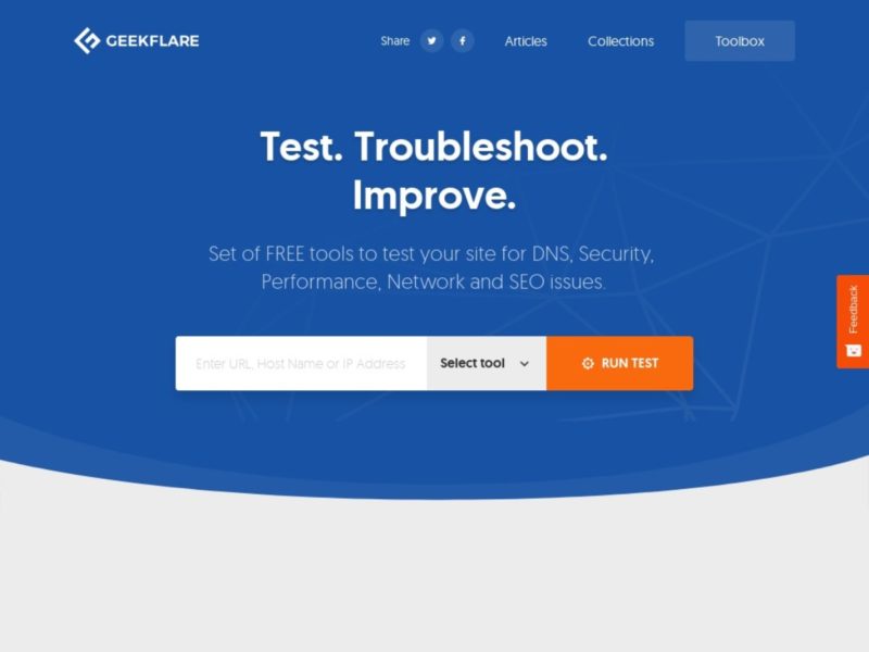 best website speed test tools