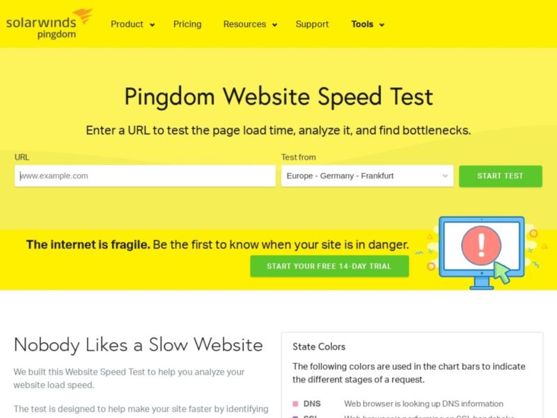 best website speed test tools