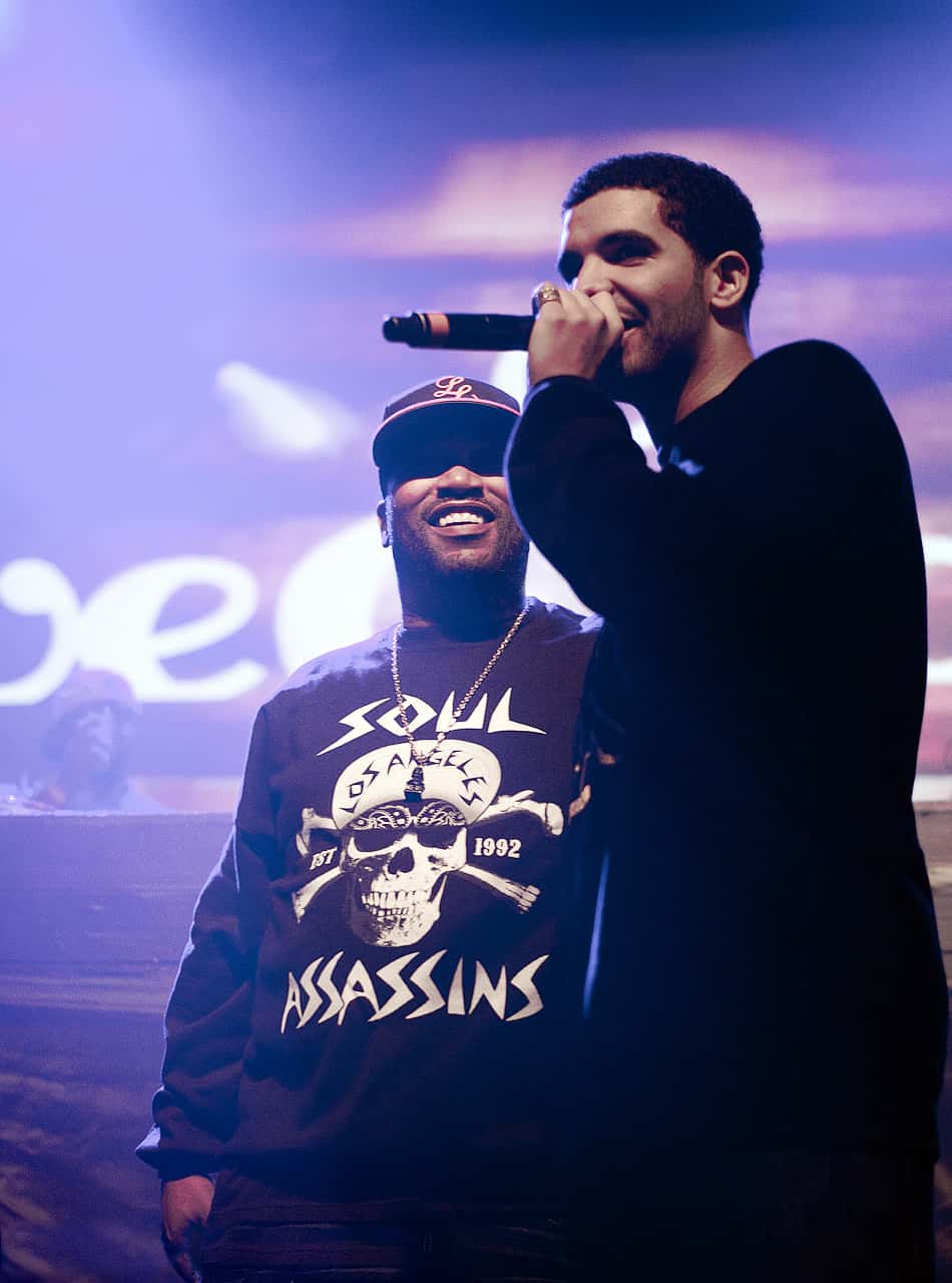 Drake performing alongside Bun B in 2011