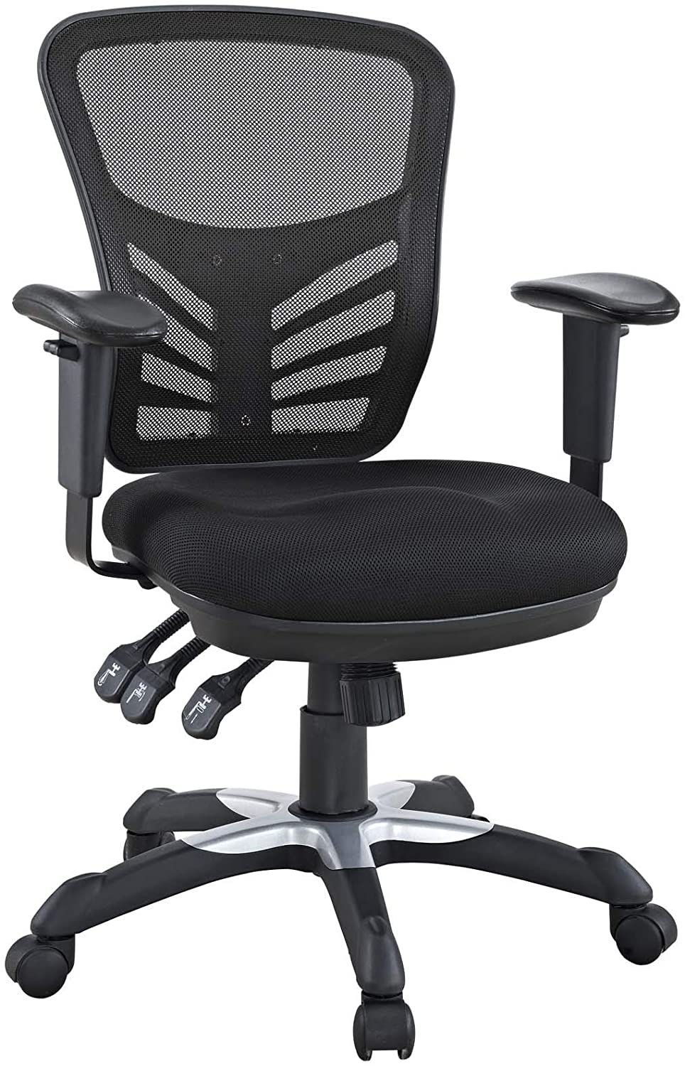 Modway Articulate Ergonomic Mesh Office Chair in Black