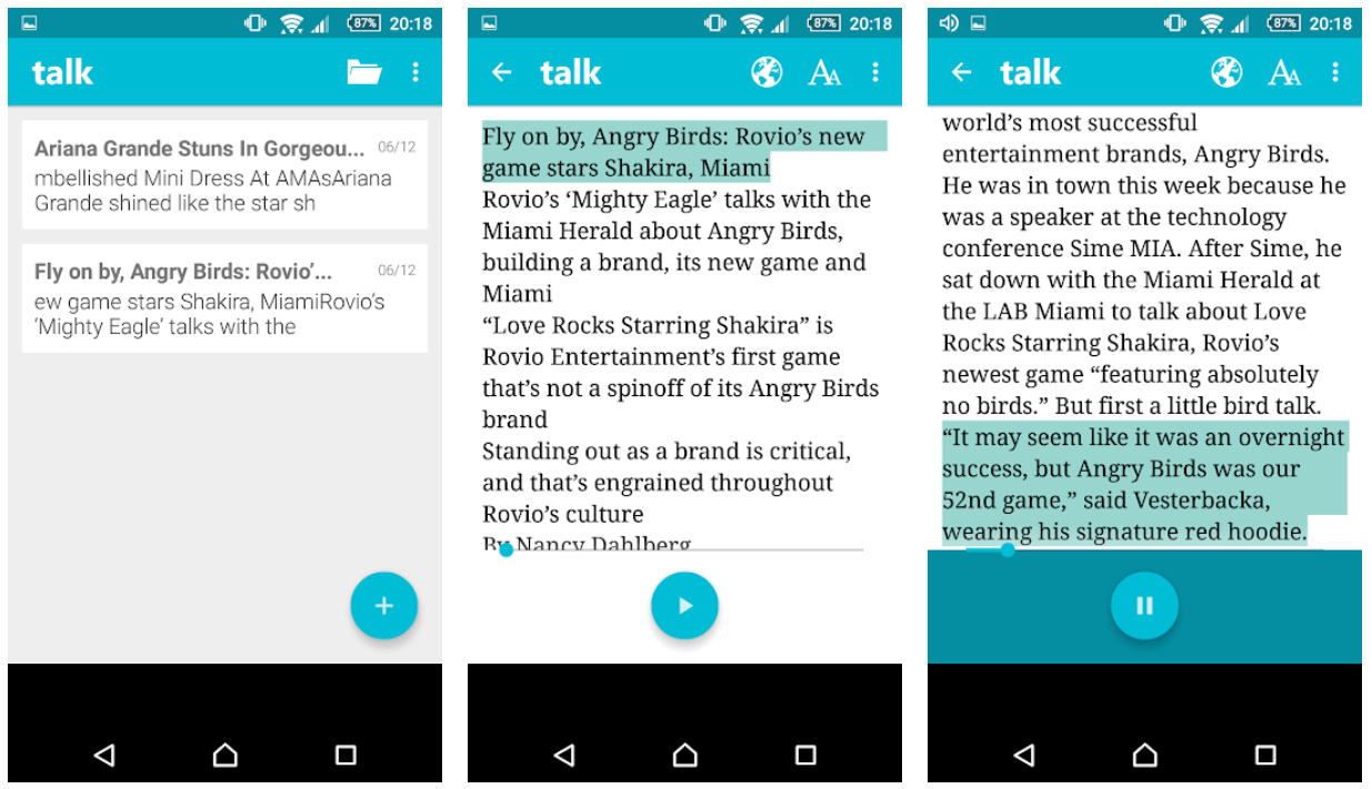 speech to text app android