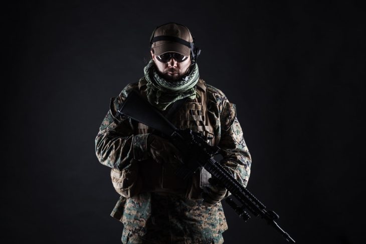 US Marine Soldier
