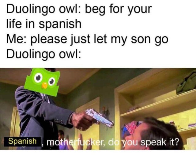 25 Funny Duolingo Memes that are Slightly Threatening | Inspirationfeed