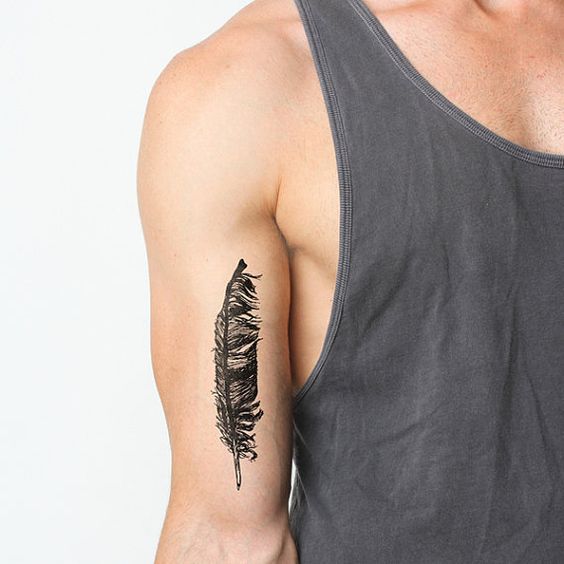 40 Inspiring Feather Tattoos To Show Off Your Creative Spirit Inspirationfeed