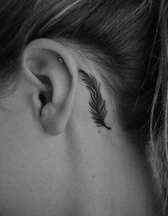 39 Stunning Behind Ear Neck Tattoos