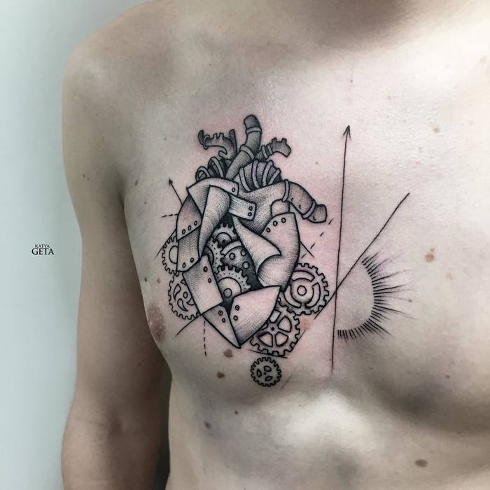 Steampunk Heart Tattoo by lemaster99705 on DeviantArt