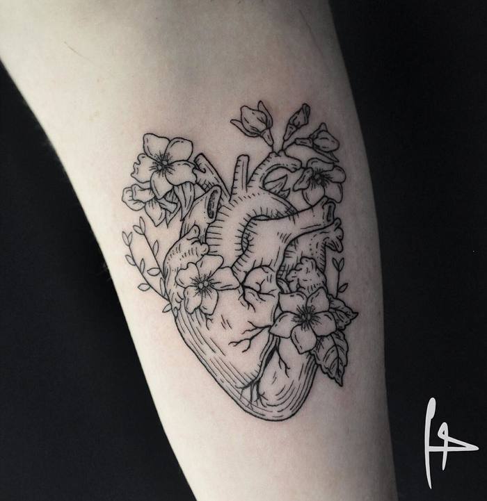 50 Inspiring Heart Tattoos To Get For Your Next Ink | Inspirationfeed