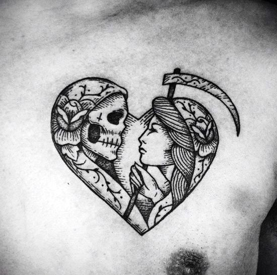 200 Broken Heart Tattoo Designs 2023 Torn Heartbreak  Lost Love ideas