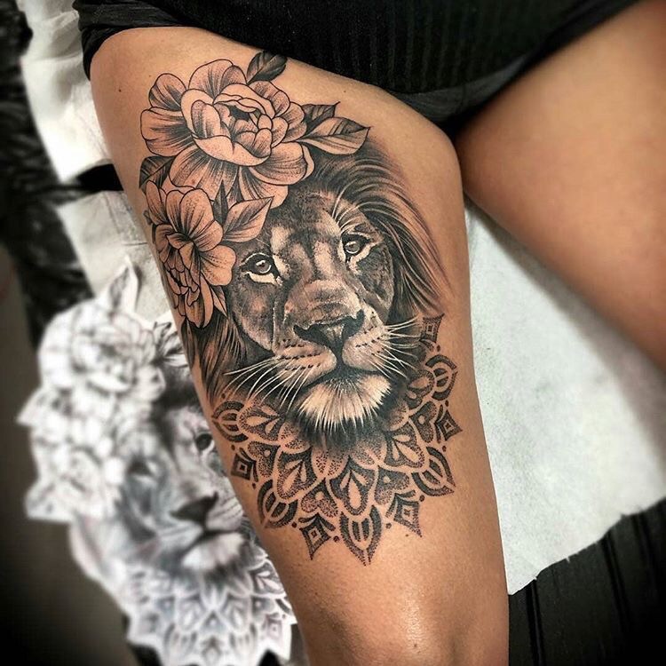 queen lioness tattoo  Google Search  Lion tattoo Female lion tattoo  Sleeve tattoos tumblr