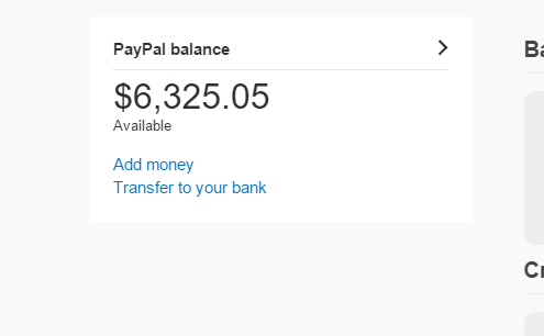 PayPal Balance