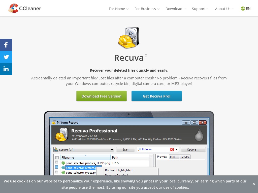 recuva ccleaner