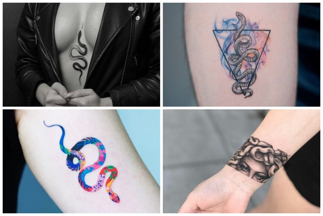 Minimalist Snake Tattoo Meaning - wide 7