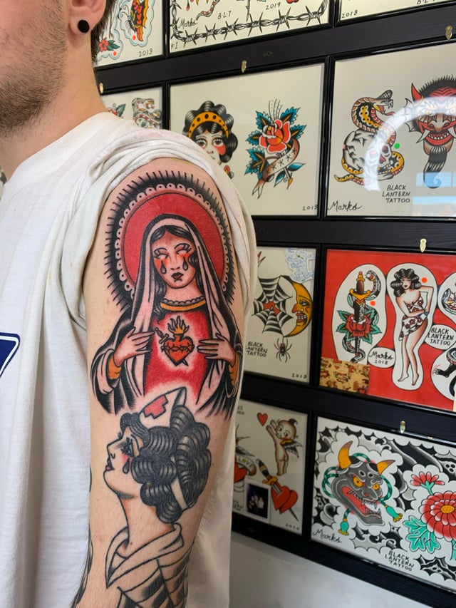 15 Lantern Tattoos On Half Sleeve