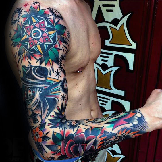 45 Traditional American Tattoos That are Bold and Beautiful