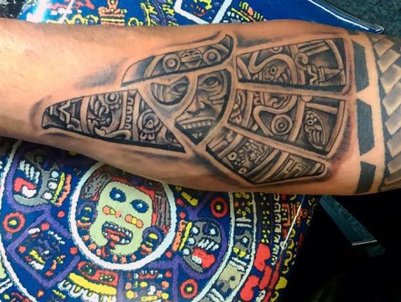 4. Aztec Warrior Tattoo Designs - wide 8