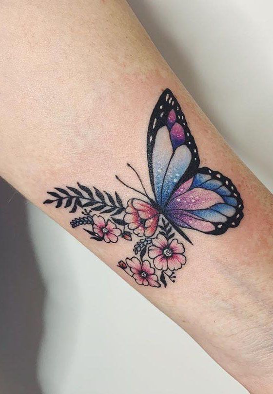 Rainbow Butterfly Temporary Tattoo  Zazzle