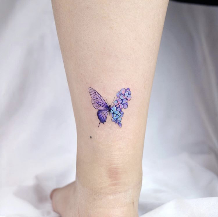 3 butterfly tattoo. 