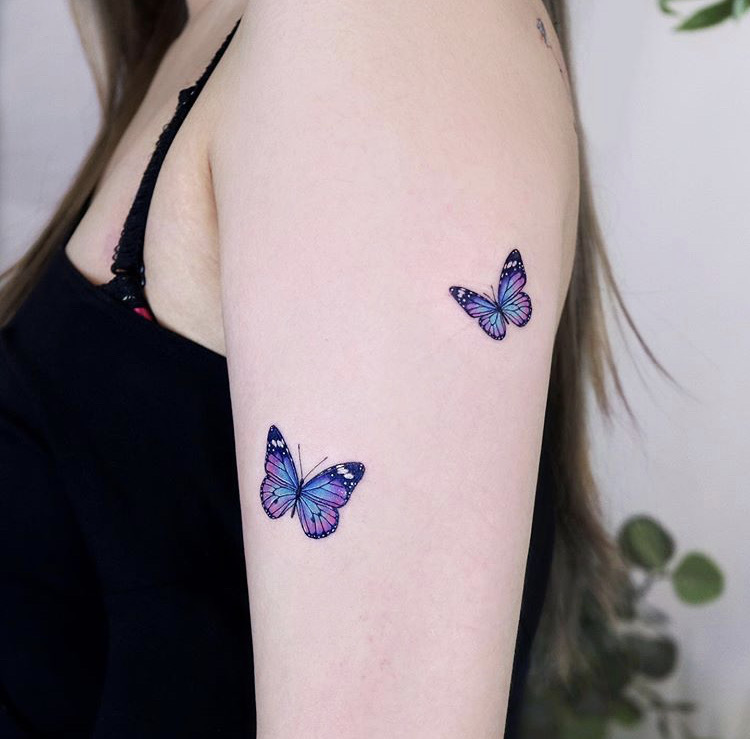 50 Stunning Butterfly Tattoos That Will Make You Feel Free and Sexy |  Inspirationfeed