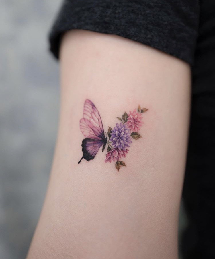 butterfly tattoo with fingerprintTikTok Search