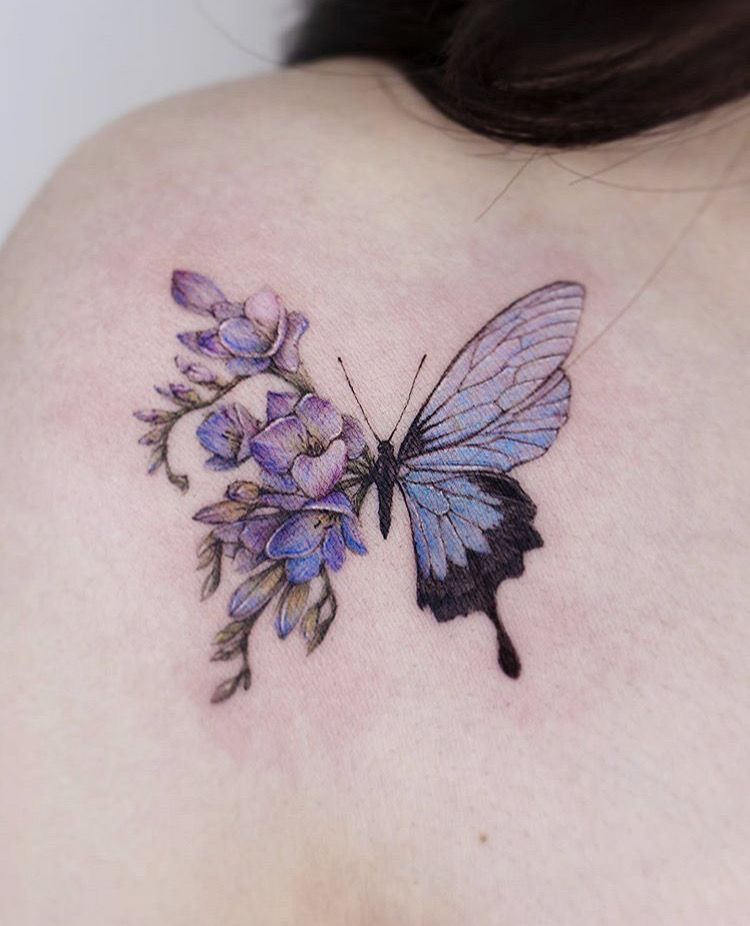 Butterfly tattoo designs for ladies  Simple butterfly tattoo  Butterfly  tattoo pictures gallery  YouTube