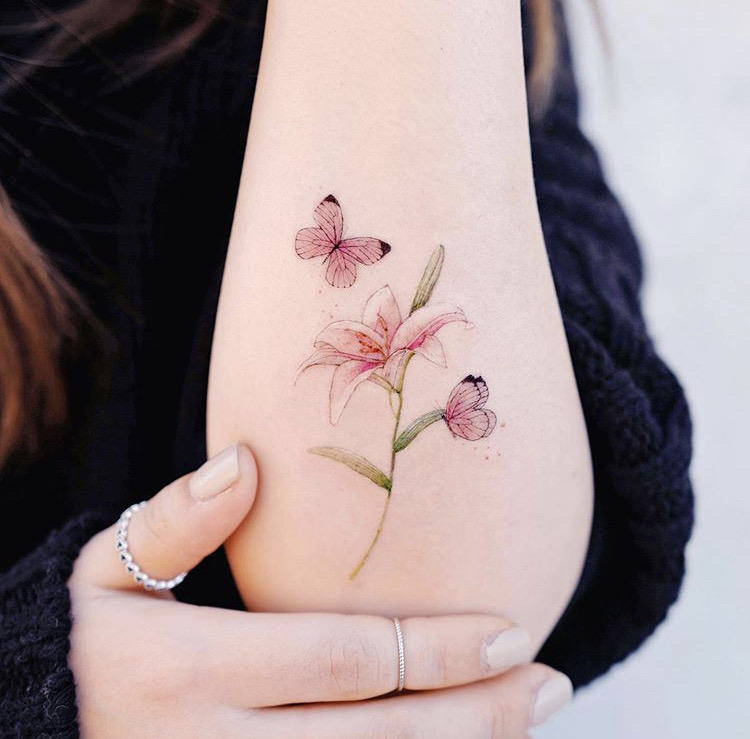 Butterfly Tattoos  Butterfly tattoos for women Tattoos for women flowers Rose  tattoos on wrist