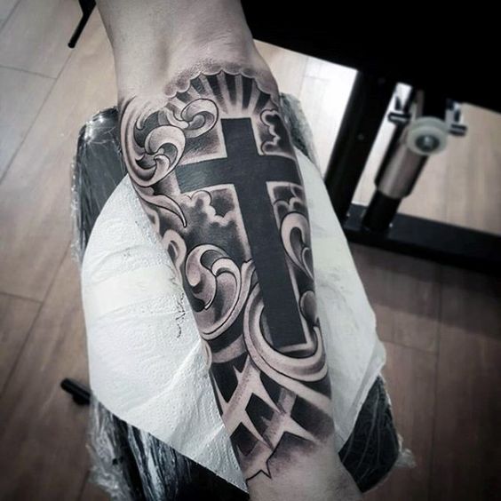 Fine Cross Tattoo Design Ideas for Men and Women  inktells