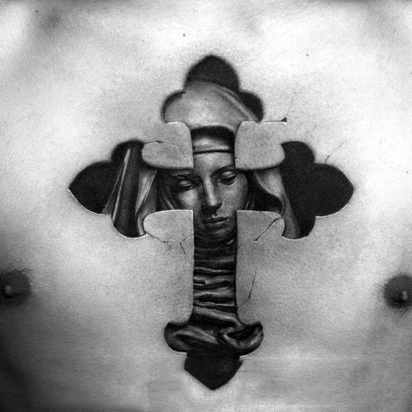 50 Beautiful Cross Tattoos To Showcase Your Faith Inspirationfeed 0803