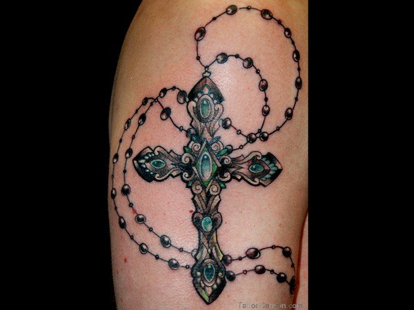 75 Brilliant Rosary Tattoo Ideas and Their Meanings  Wild Tattoo Art