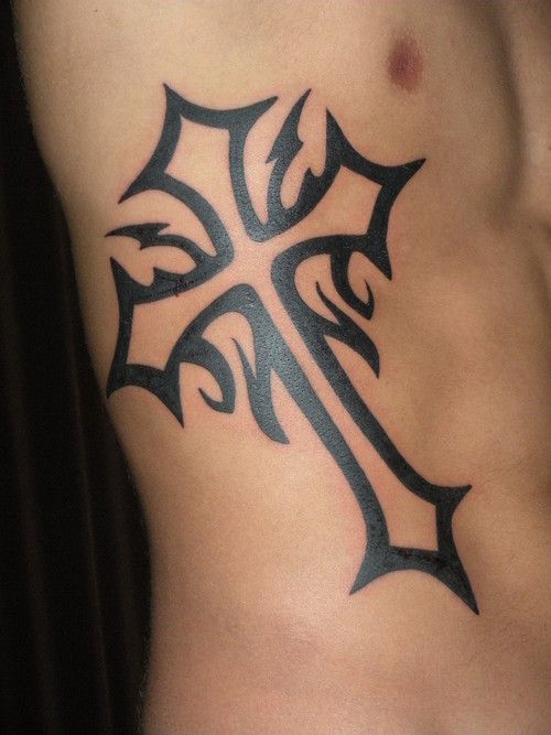 scottish cross tattoos for men