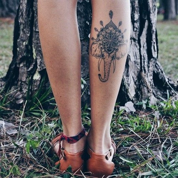 elephant foot tattoos