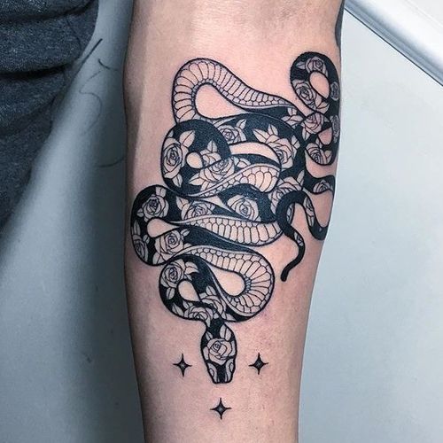 ArtStation  Beetlejuice Snake Tattoo Designs