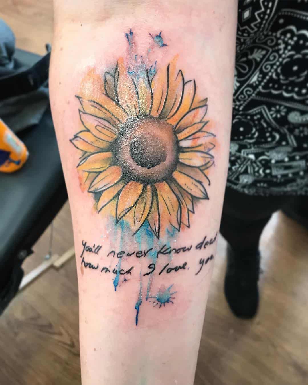 Sunflower Tattoos  Tattoo Designs Tattoo Pictures