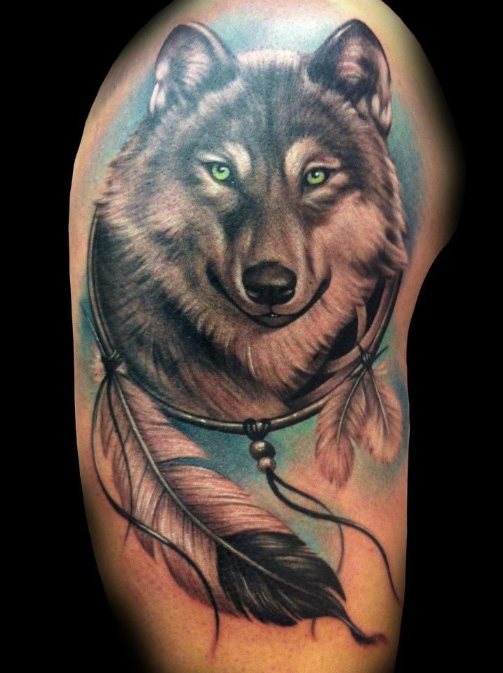 Wolf Temporary Tattoo  WolfHorde